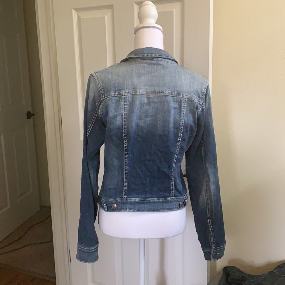Silver Jean Jacket - Picture 4 of 6